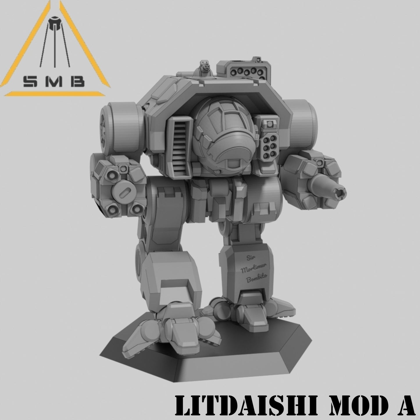 LITDAISHI A - Alternate Battletech Model - By Sir Mortimer Bombito