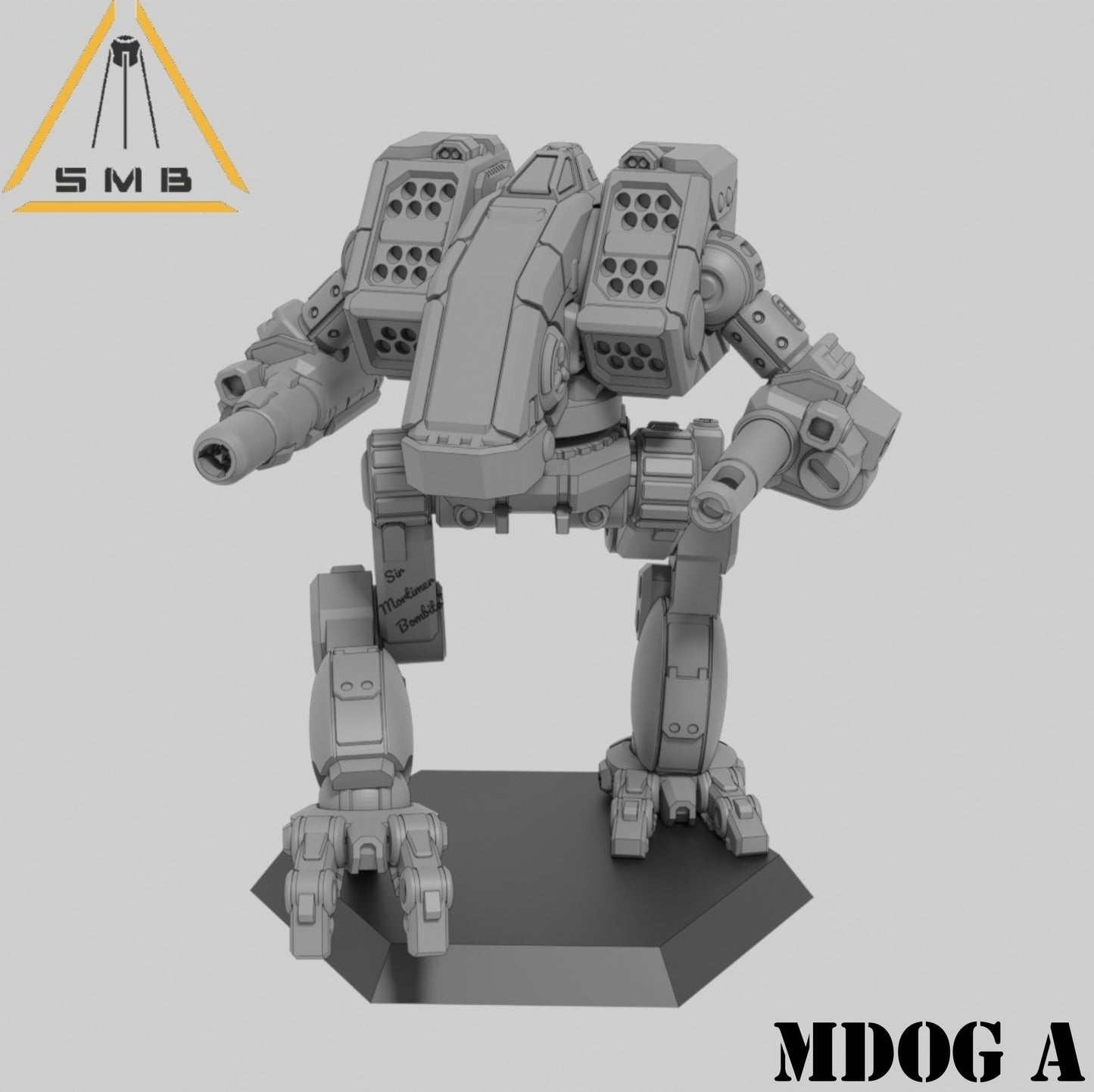 MDog A - Alternate Battletech Model - By Sir Mortimer Bombito