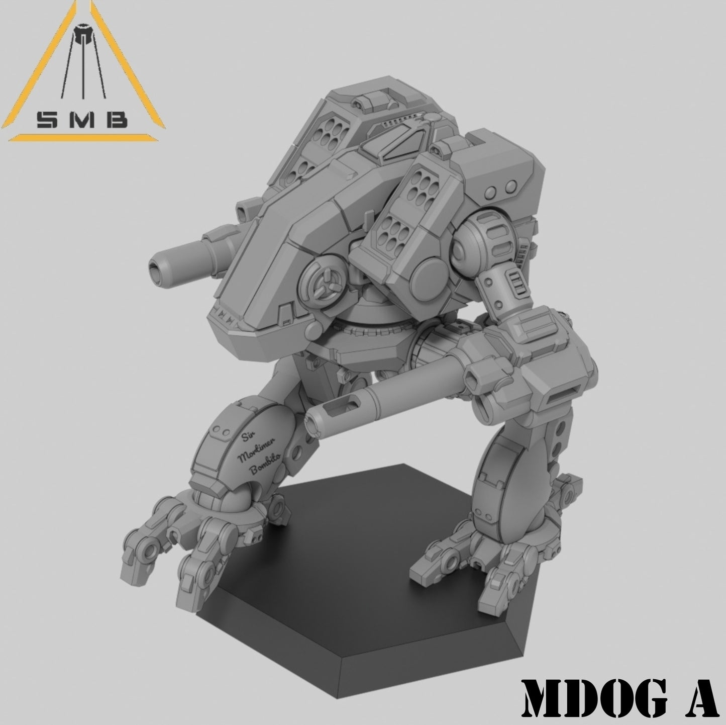 MDog A - Alternate Battletech Model - By Sir Mortimer Bombito