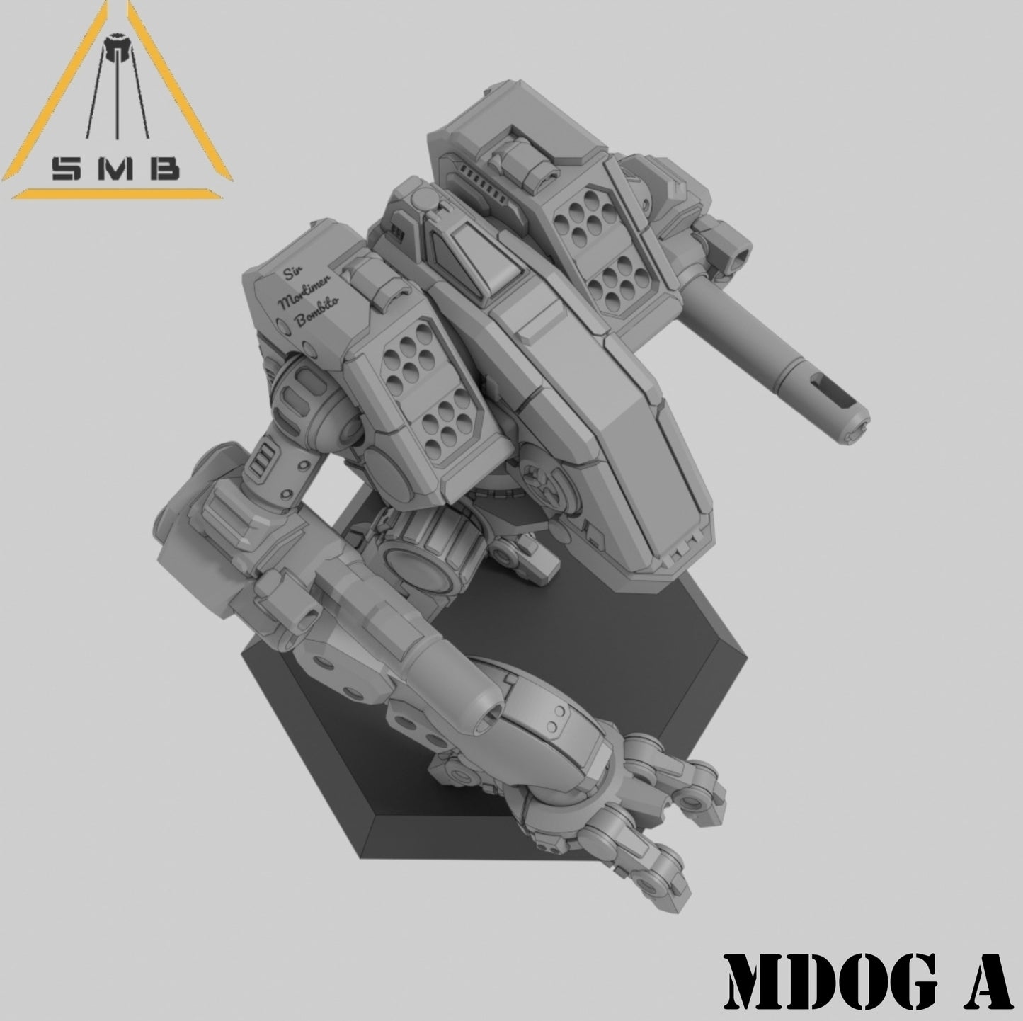 MDog A - Alternate Battletech Model - By Sir Mortimer Bombito