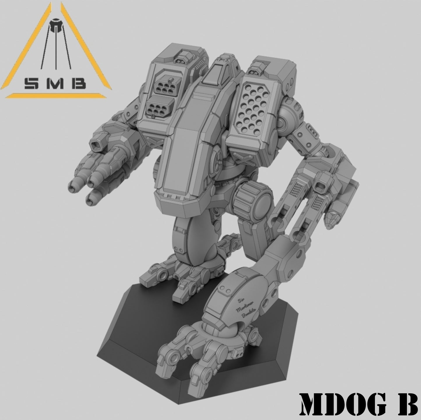 MDog B - Alternate Battletech Model - By Sir Mortimer Bombito