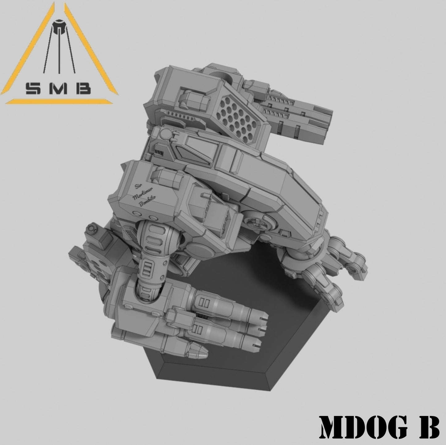 MDog B - Alternate Battletech Model - By Sir Mortimer Bombito