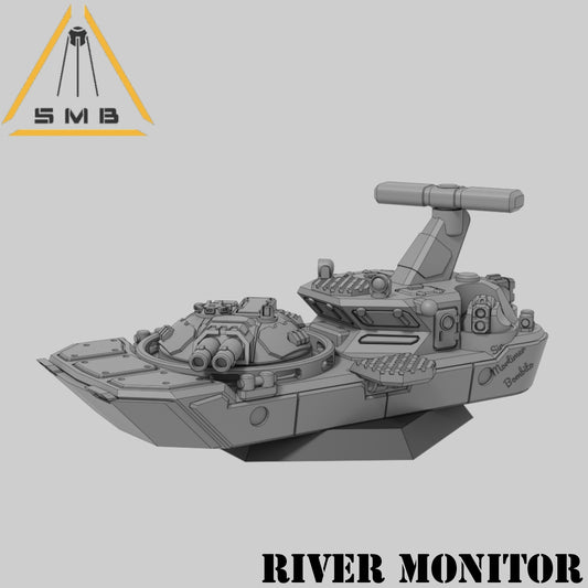 River Monitor - Alternate Battletech Model - By Sir Mortimer Bombito