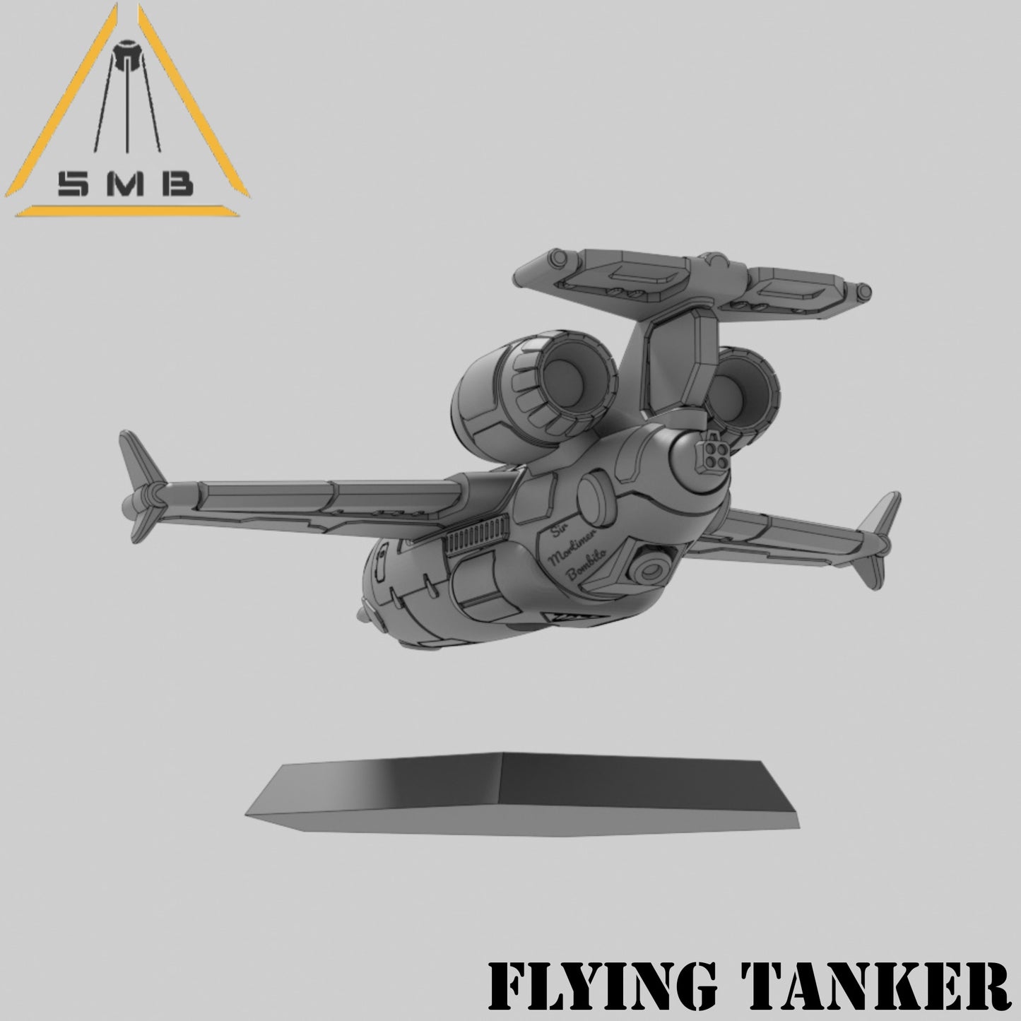 Flying tanker - Alternate Battletech Model - By Sir Mortimer Bombito