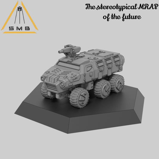 The stereotypical MRAP of the future - Alternate Battletech Model - By Sir Mortimer Bombito