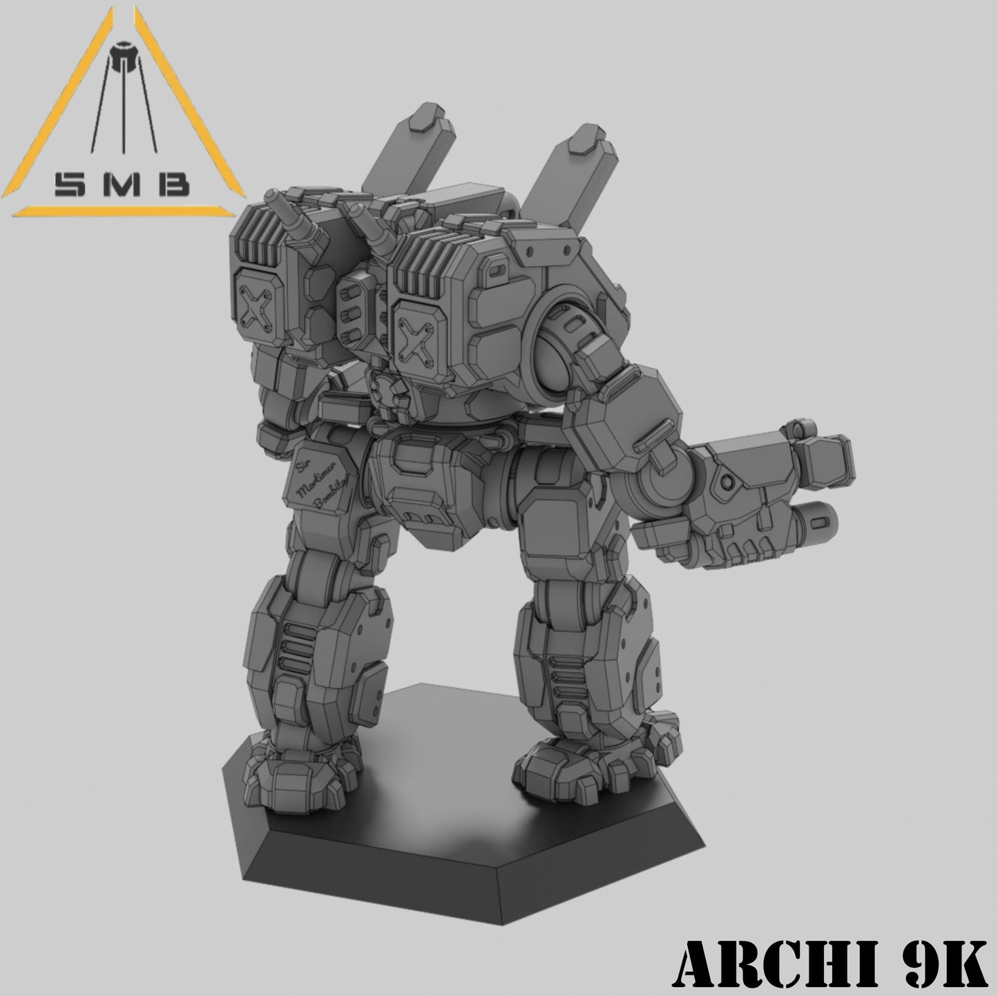 Archi 9K - Alternate Battletech Model - By Sir Mortimer Bombito