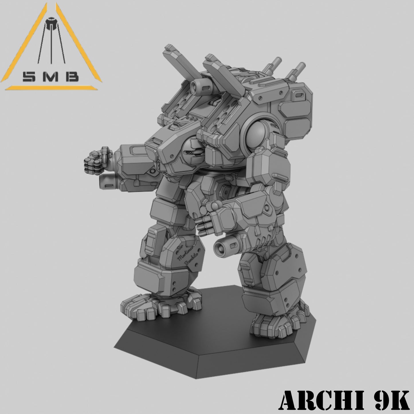 Archi 9K - Alternate Battletech Model - By Sir Mortimer Bombito