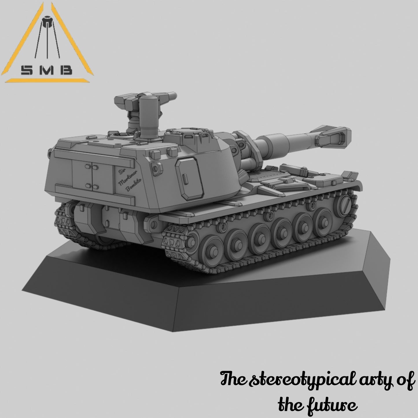 The stereotypical arty of the future - Alternate Battletech Model - By Sir Mortimer Bombito