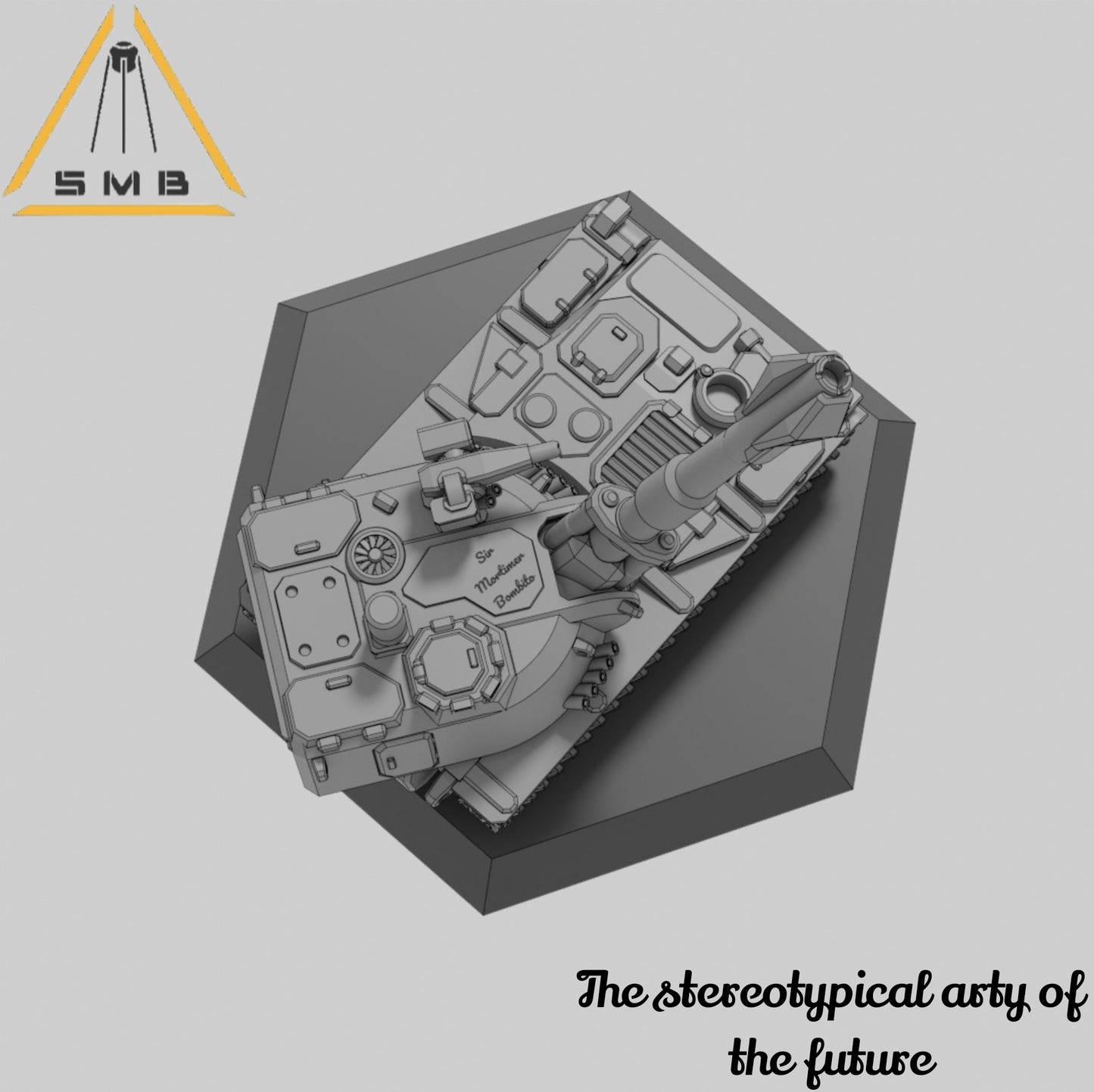 The stereotypical arty of the future - Alternate Battletech Model - By Sir Mortimer Bombito