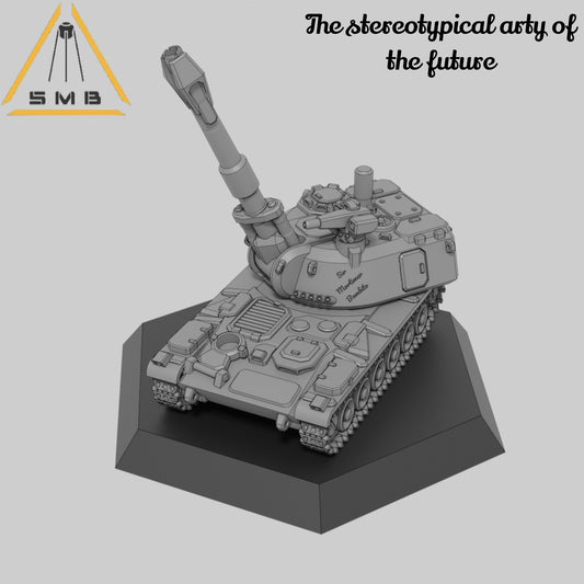 The stereotypical arty of the future - Alternate Battletech Model - By Sir Mortimer Bombito
