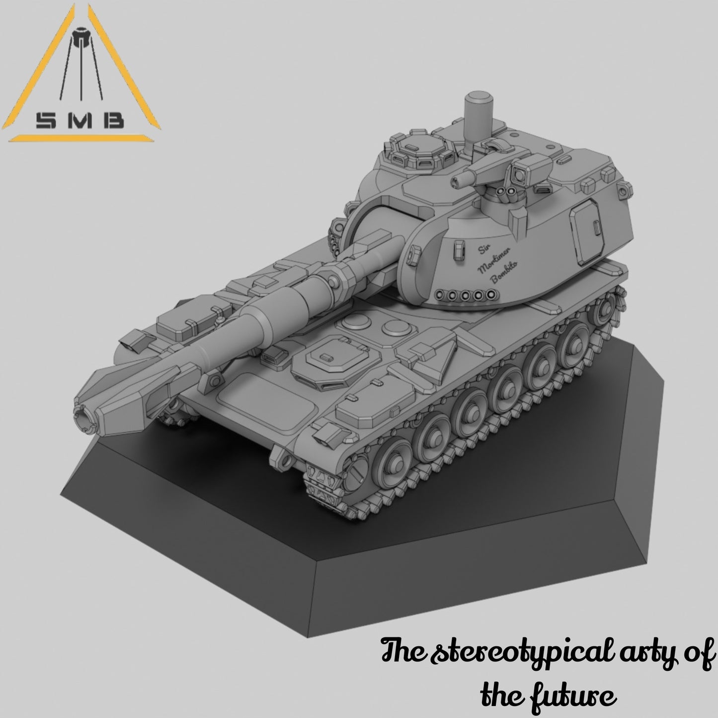 The stereotypical arty of the future - Alternate Battletech Model - By Sir Mortimer Bombito