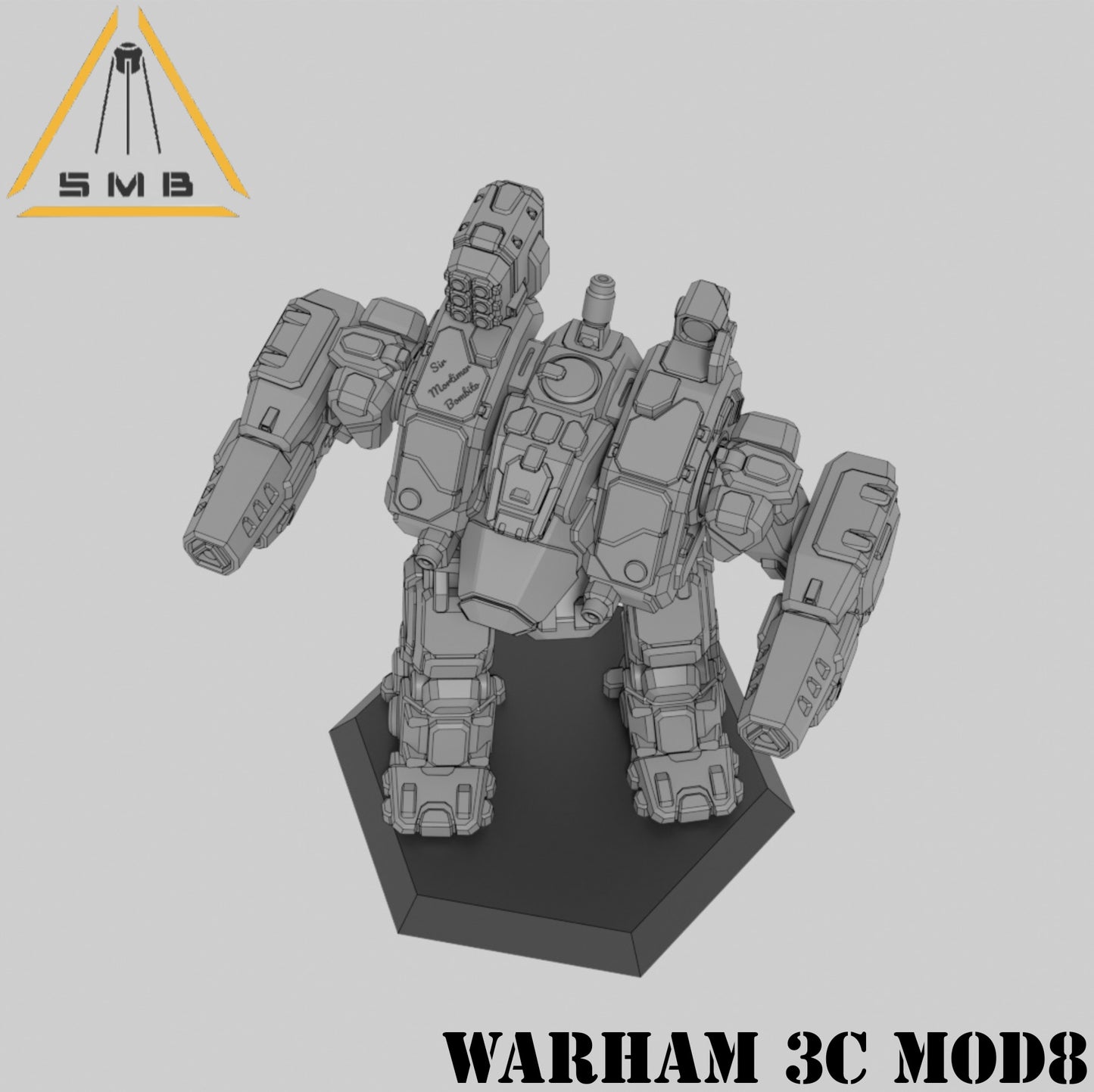 WarHam 3c Mod8 - Alternate Battletech Model - By Sir Mortimer Bombito