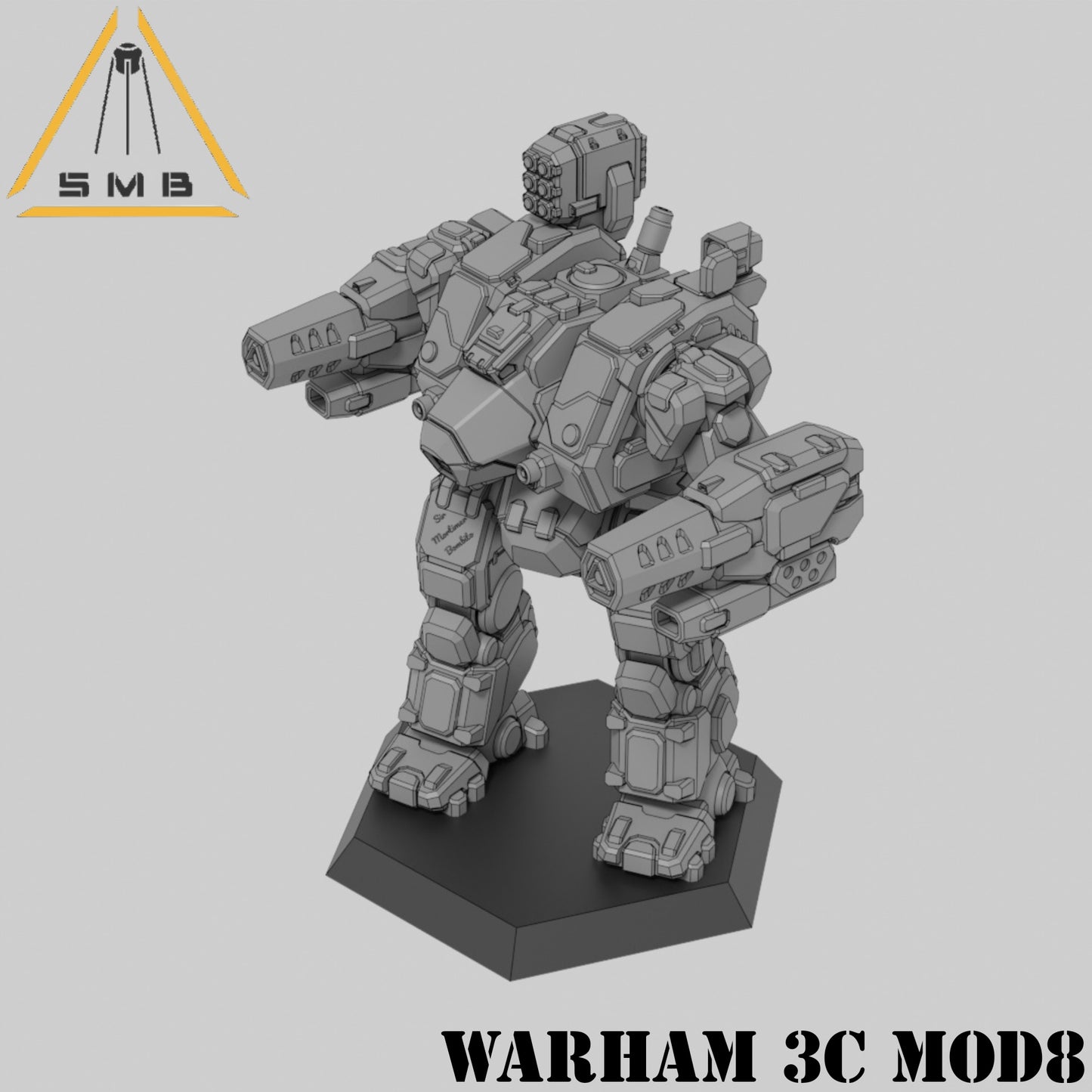 WarHam 3c Mod8 - Alternate Battletech Model - By Sir Mortimer Bombito