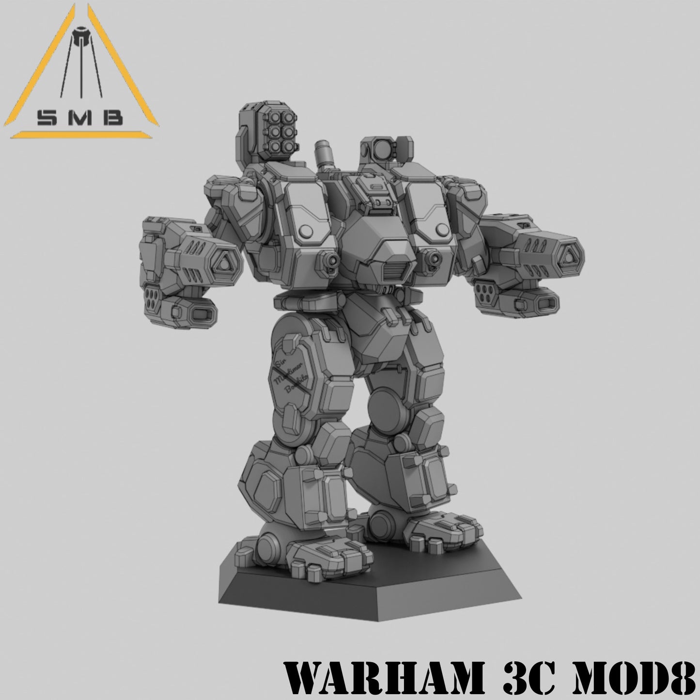 WarHam 3c Mod8 - Alternate Battletech Model - By Sir Mortimer Bombito