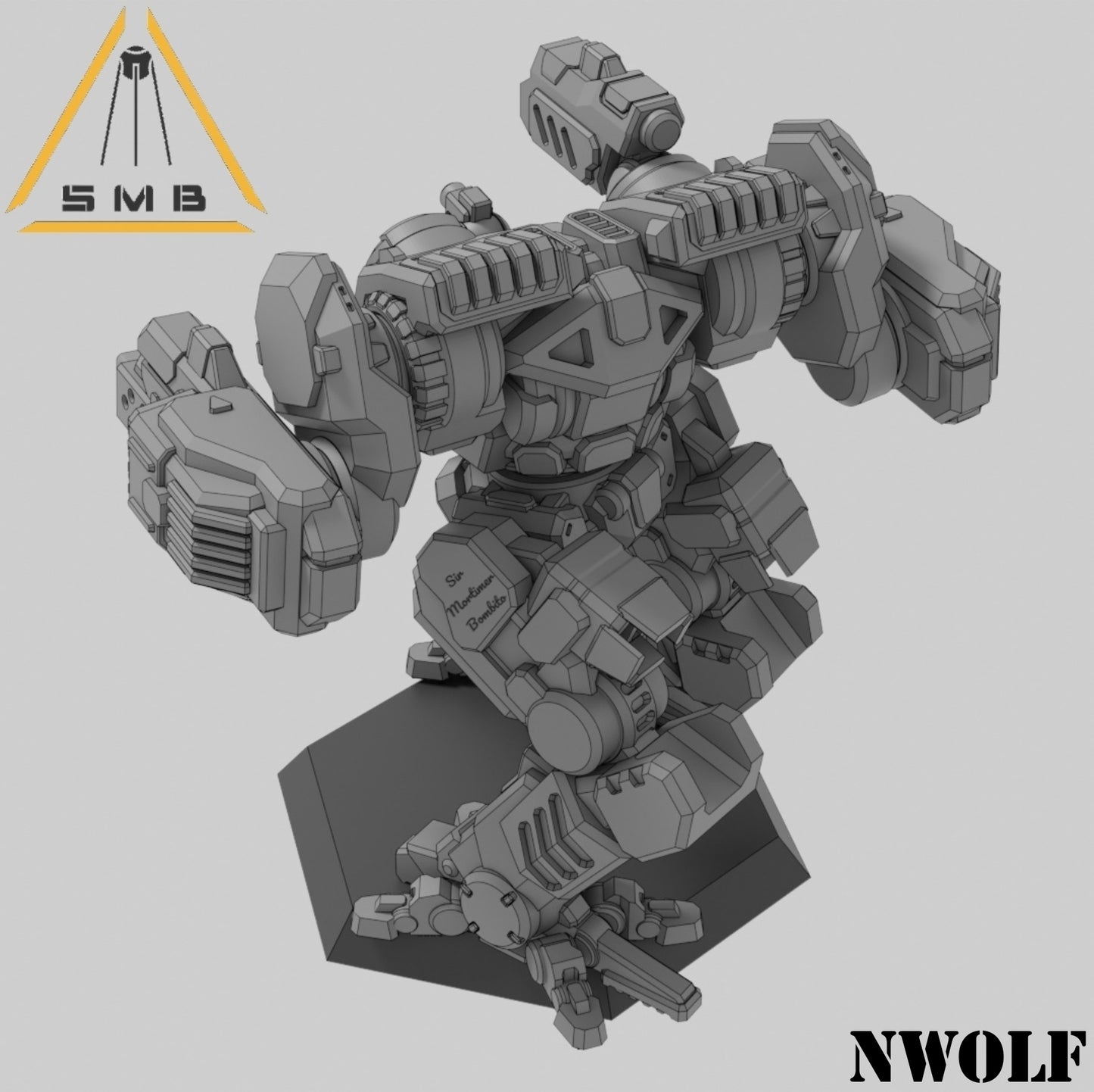NWolf - Alternate Battletech Model - By Sir Mortimer Bombito