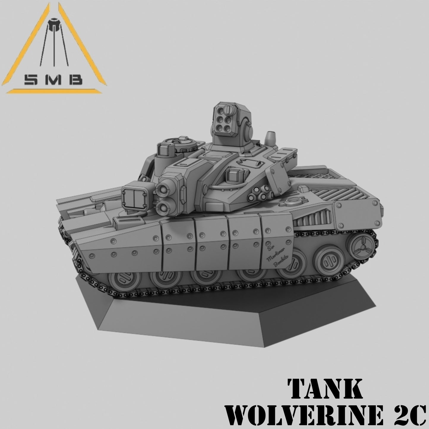 Tank Wolverine 2С - Alternate Battletech Model - By Sir Mortimer Bombito