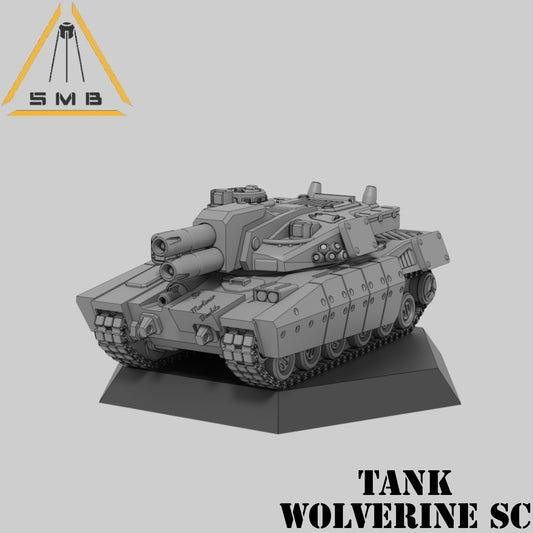 Tank Wolverine SC - Alternate Battletech Model - By Sir Mortimer Bombito