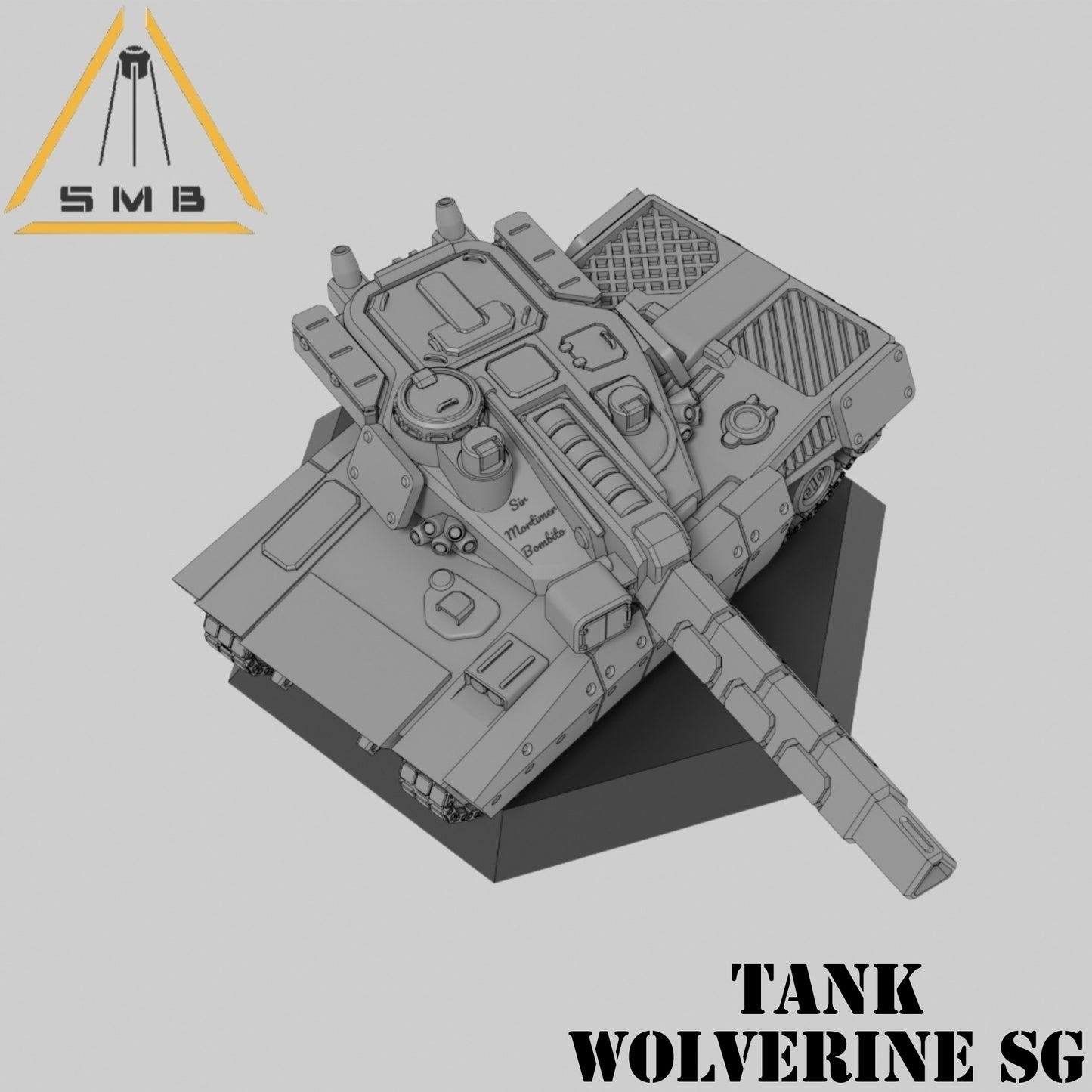 Tank Wolverine SG - Alternate Battletech Model - By Sir Mortimer Bombito
