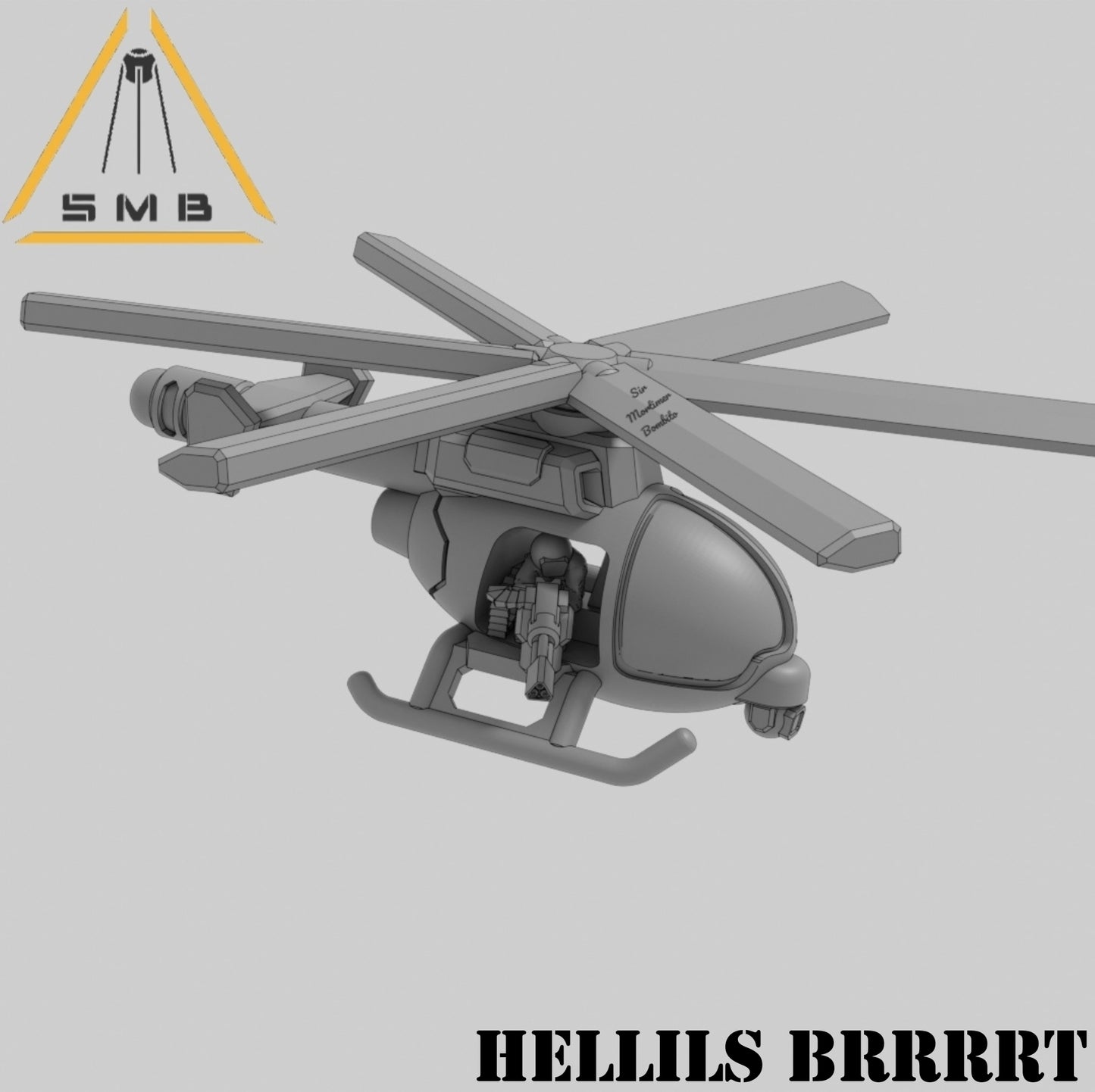HelliLS Brrrt - Alternate Battletech Model - By Sir Mortimer Bombito