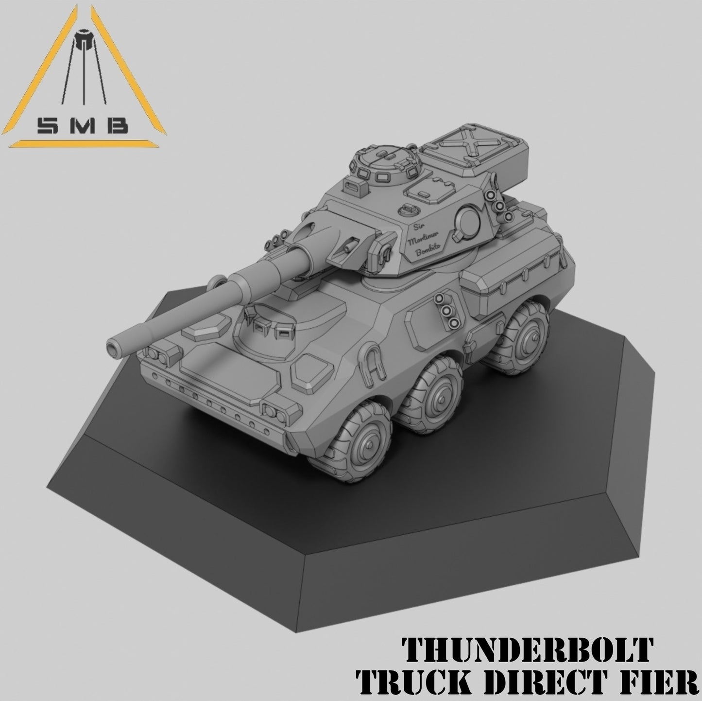 Thunderbolt Truck Direct Fier - Alternate Battletech Model - By Sir Mortimer Bombito