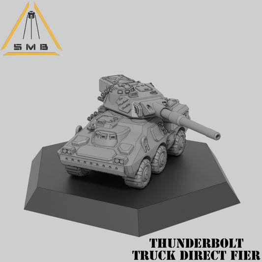 Thunderbolt Truck Direct Fier - Alternate Battletech Model - By Sir Mortimer Bombito