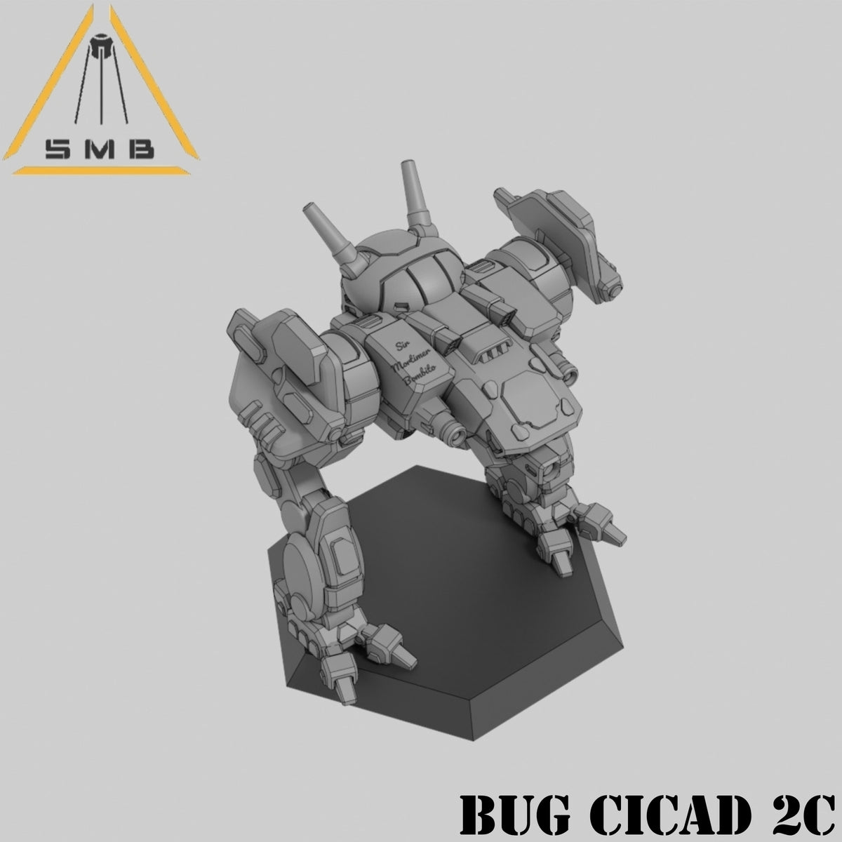 Bug Cicad 2C - Alternate Battletech Model - By Sir Mortimer Bombito