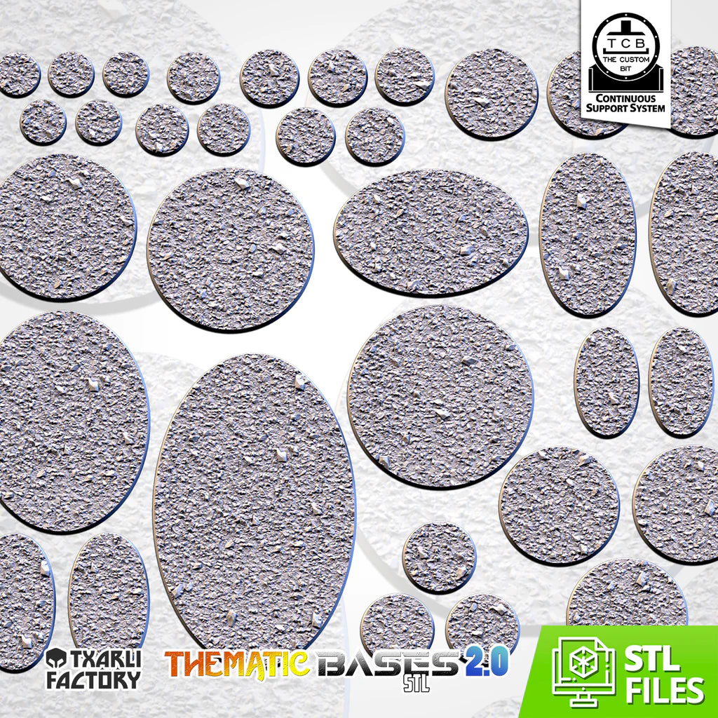 BASIC HEAVY BASES (ROUND) - Thematic bases - Txarli Factory