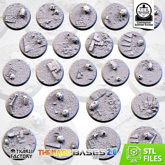 FANTASY FOOTBALL BASES (ROUND) - Thematic bases - Txarli Factory