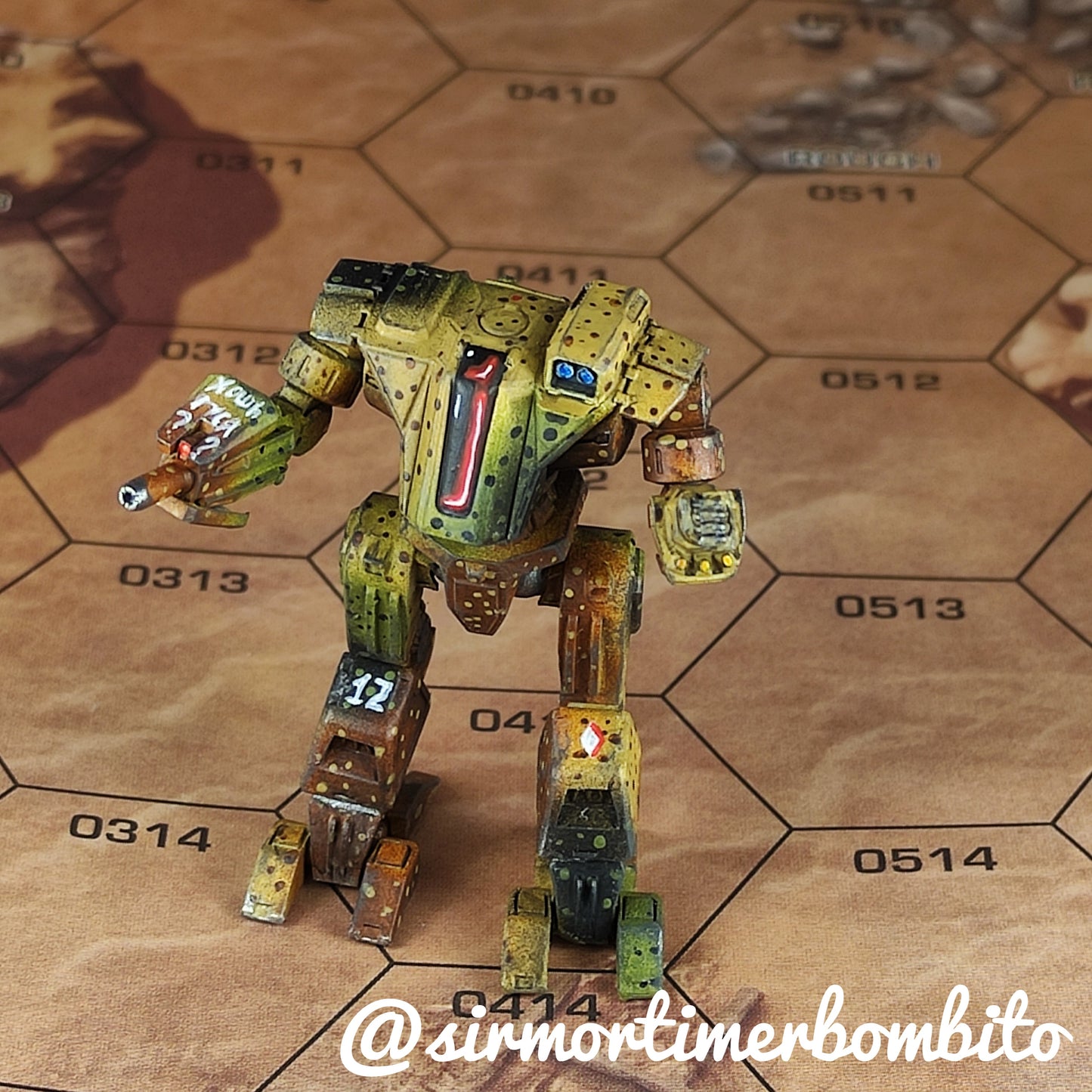 VISIONE ONE-PIECE VERSION - Alternate Battletech Model - By Sir Mortimer Bombito