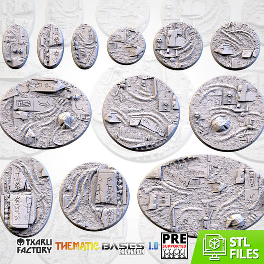 EGYPTIAN BASES (ROUND) EXPANSION - Thematic bases - Txarli Factory