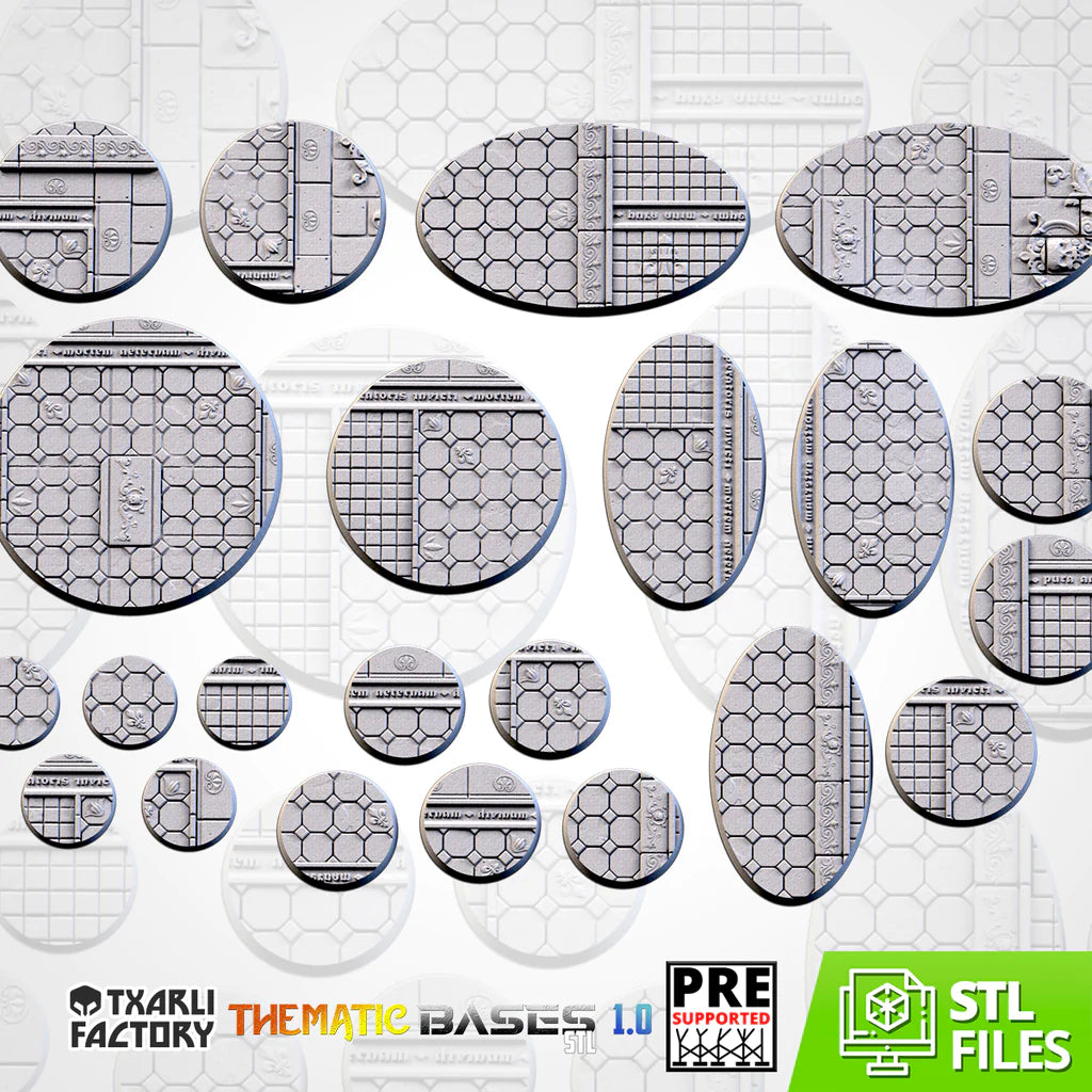 ROYAL PALACE BASES (ROUND) - Thematic bases - Txarli Factory