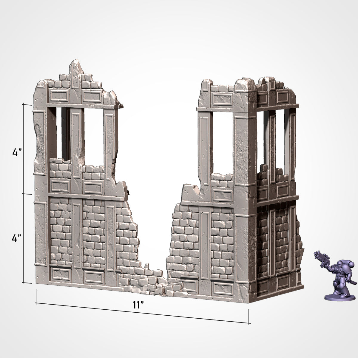 CITY RUINS GW - 28/32mm Terrain - Txarli Factory