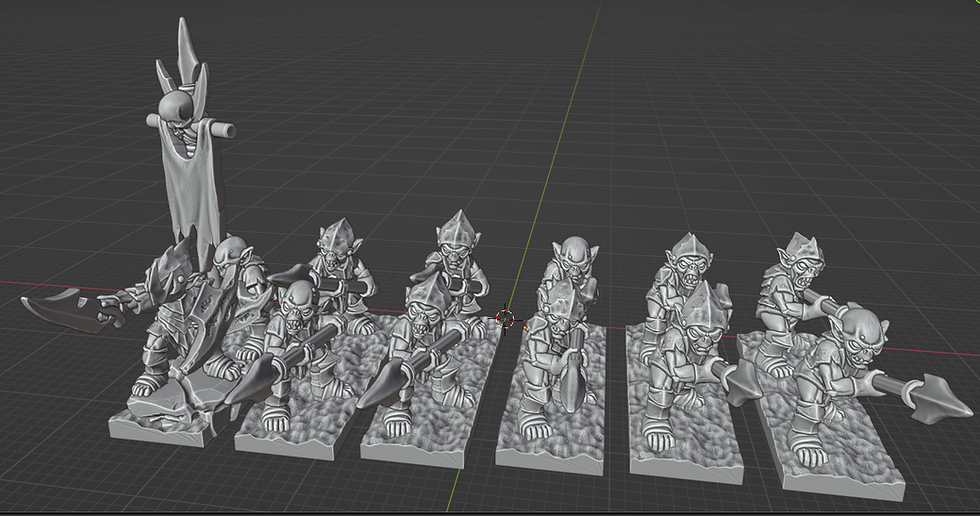 Goblin Army - 10mm - By Rok Minis & Wakes Emporium