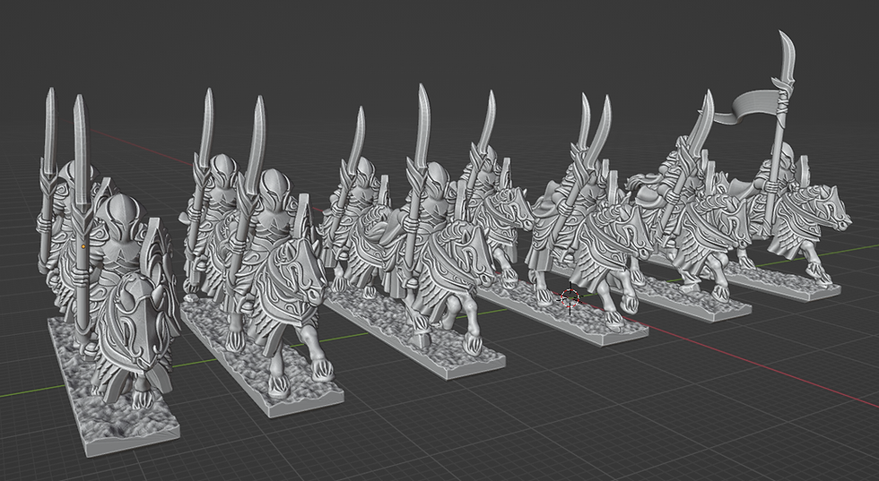 Imperial Elves - 10mm - By Rok Minis & Wakes Emporium