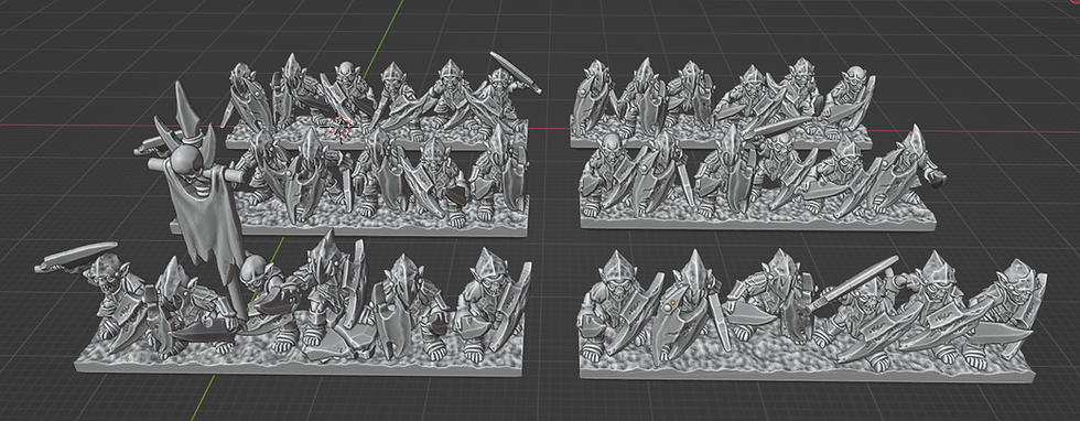 Goblin Army - 10mm - By Rok Minis & Wakes Emporium