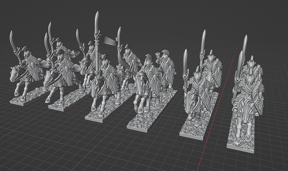 Imperial Elves - 10mm - By Rok Minis & Wakes Emporium