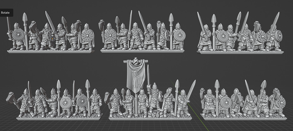 Horse Lords - 10mm - By Rok Minis & Wakes Emporium