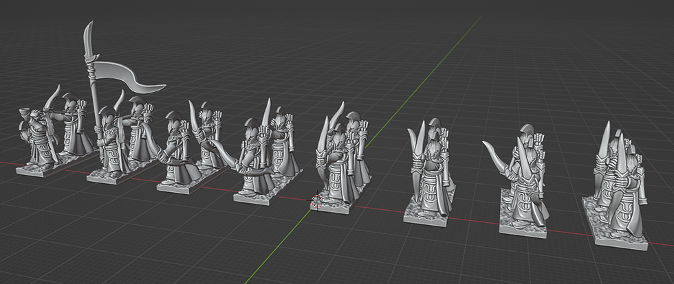 Imperial Elves - 10mm - By Rok Minis & Wakes Emporium