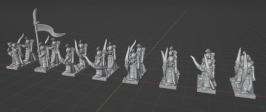 Imperial Elves - 10mm - By Rok Minis & Wakes Emporium