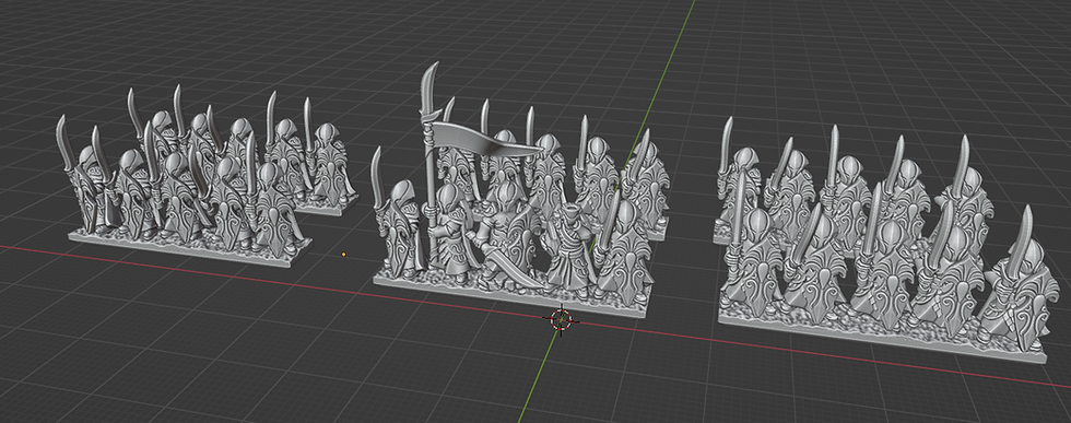 Imperial Elves - 10mm - By Rok Minis & Wakes Emporium
