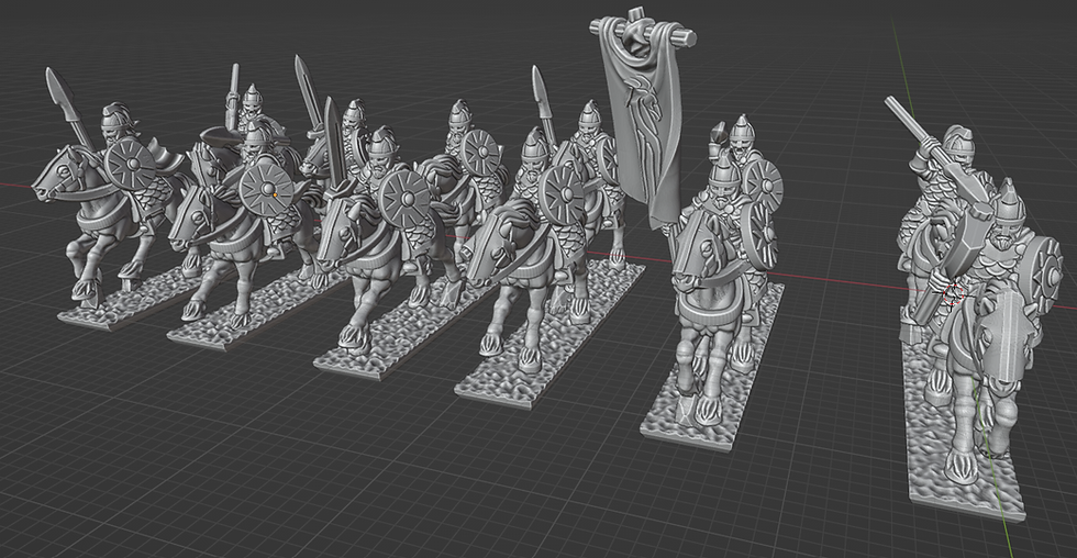 Horse Lords - 10mm - By Rok Minis & Wakes Emporium