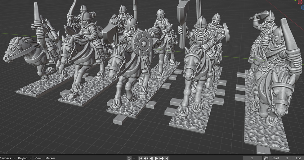 Horse Lords - 10mm - By Rok Minis & Wakes Emporium