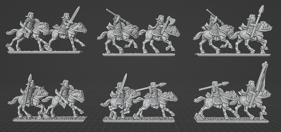 Horse Lords - 10mm - By Rok Minis & Wakes Emporium