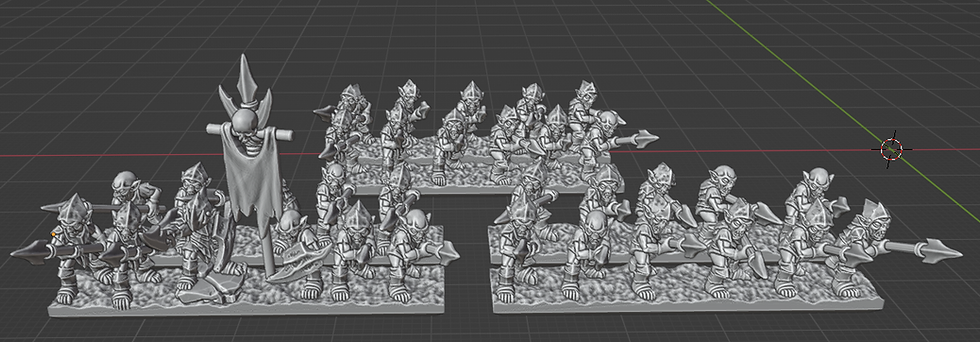Goblin Army - 10mm - By Rok Minis & Wakes Emporium