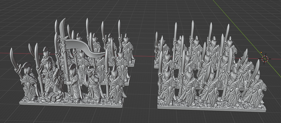 Imperial Elves - 10mm - By Rok Minis & Wakes Emporium