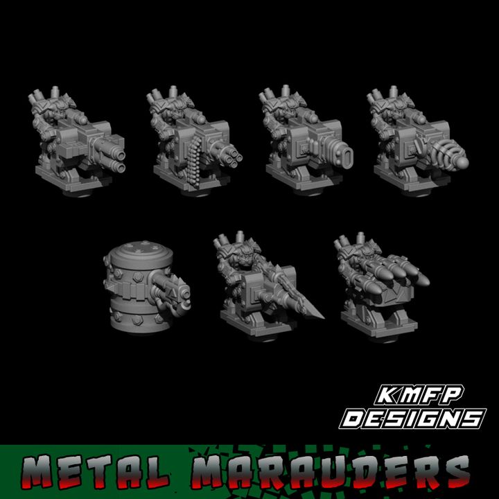 Metal Marauders Grunt Guntracks, trikes and buggies- 6mm/8mm