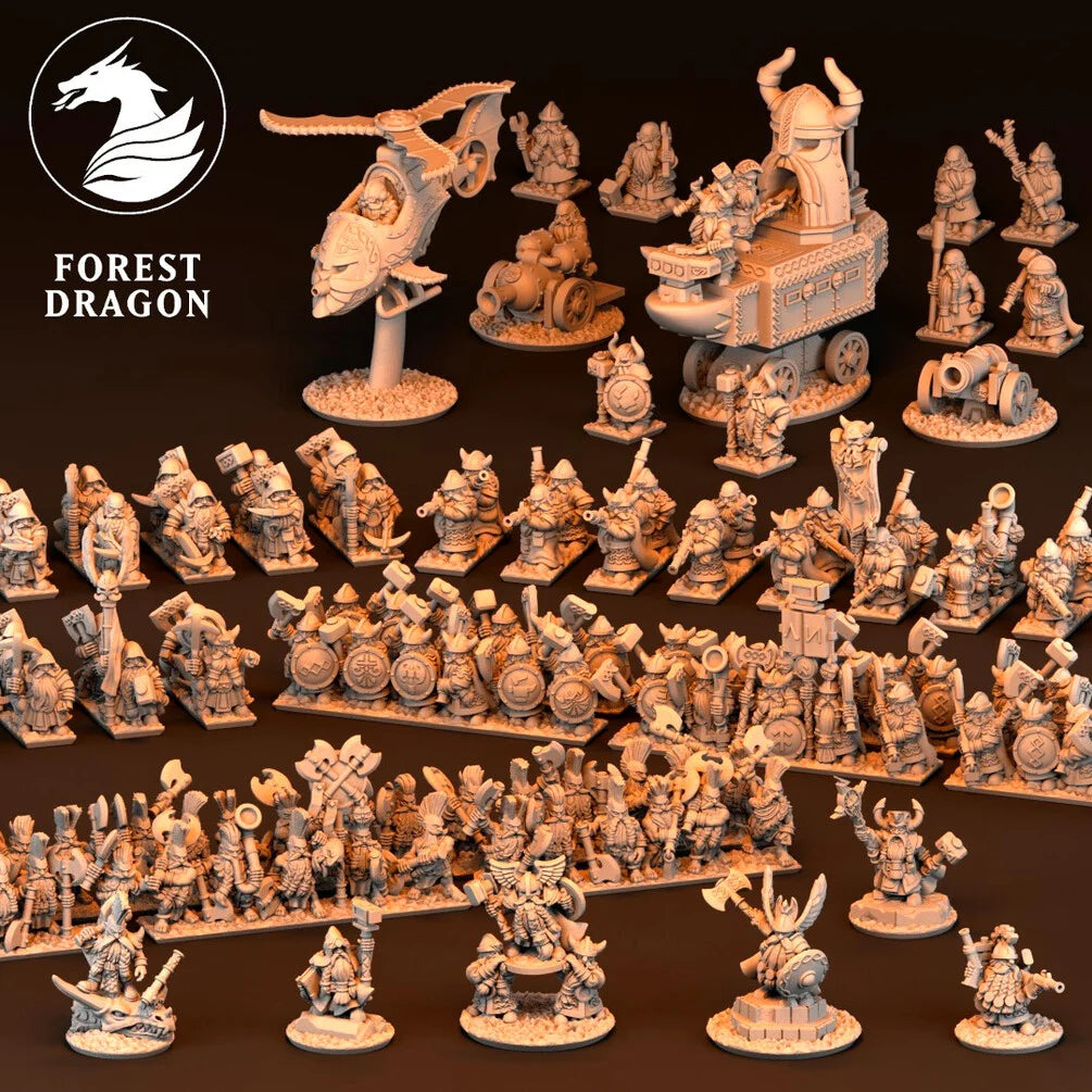 Dwarf Army - 10mm - By Forest Dragon