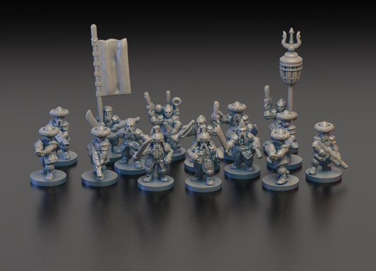 Attilan Infantry - 6mm/8mm Epic - Wakes Emporium