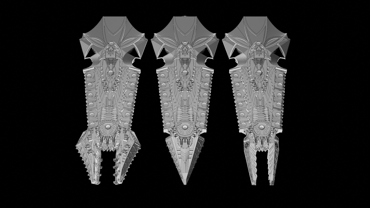 Apse Class Battleship Dark Cathedral Fleet - Nofixedforge