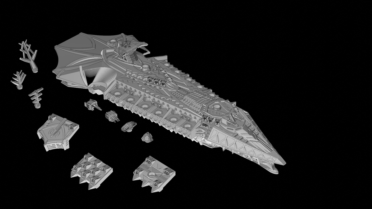 Apse Class Battleship Dark Cathedral Fleet - Nofixedforge